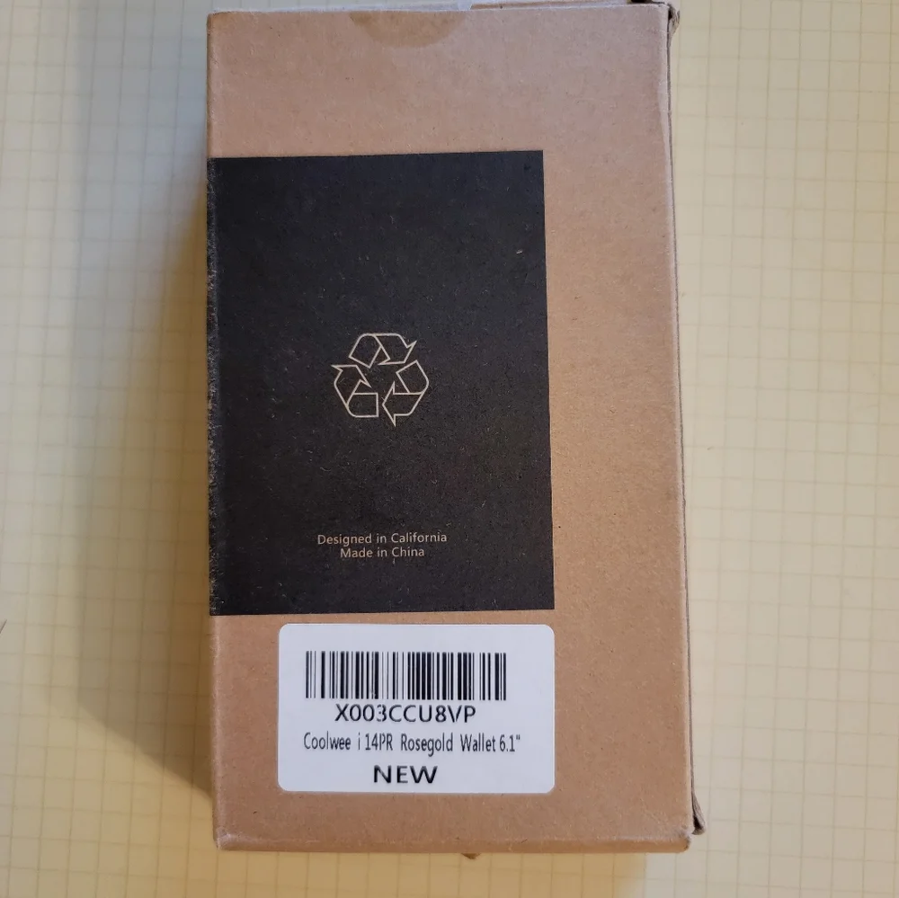 NEW IPhone 14plus case/wallet rose gold - Picture 5 of 5
